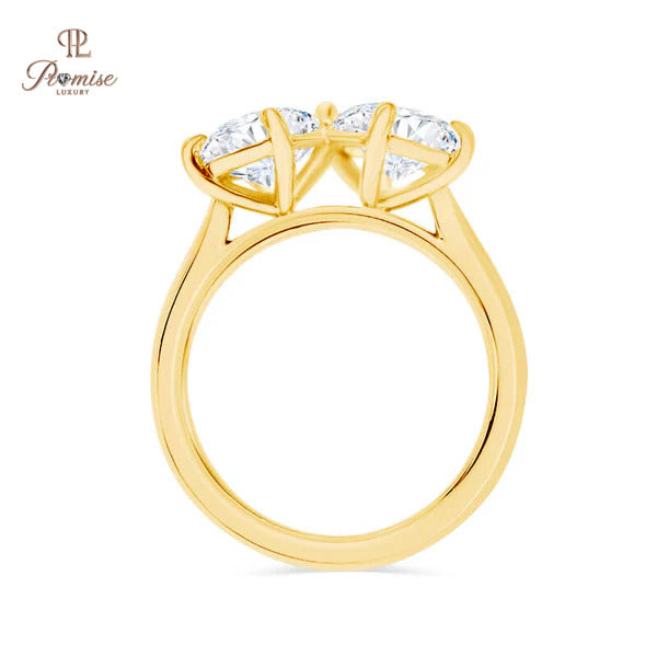 Pear & Oval Cut Toi Et Moi Ring – Unique Two Stone Engagement Ring
