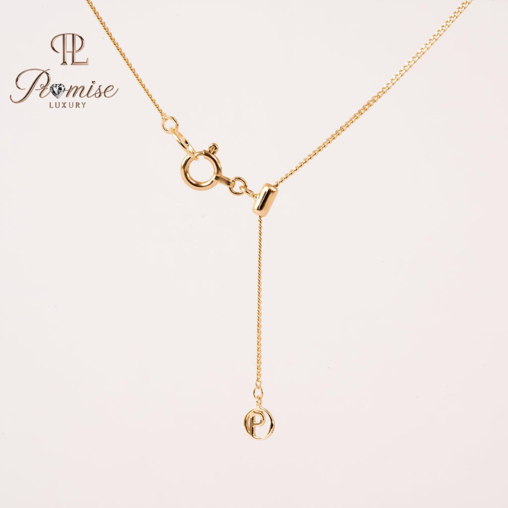 1.0 CT Minimalist Round Lab Diamond Necklace in White Gold – Dainty Solitaire Pendant by Promise Luxury | Bezel Set Modern Everyday Jewelry