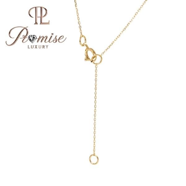 0.50 CT Elegant Lariat Necklace with Round Lab-Grown Diamonds in 18K White Gold – Y Drop Design by Promise Luxury